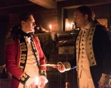 John Andre (JJ Feild), Benedict Arnold (Owain Yeoman) in "Turn."